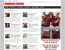Tablet Screenshot of khasiatbawangdayak.com